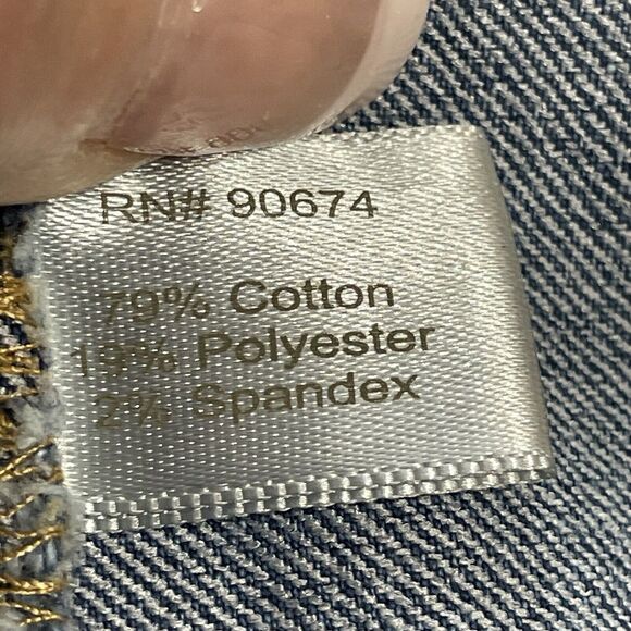 Boston Proper SO EASY DENIM LEGGING Women’s 14 Blue Pull On Stretch Jeans NEW - Picture 8 of 10